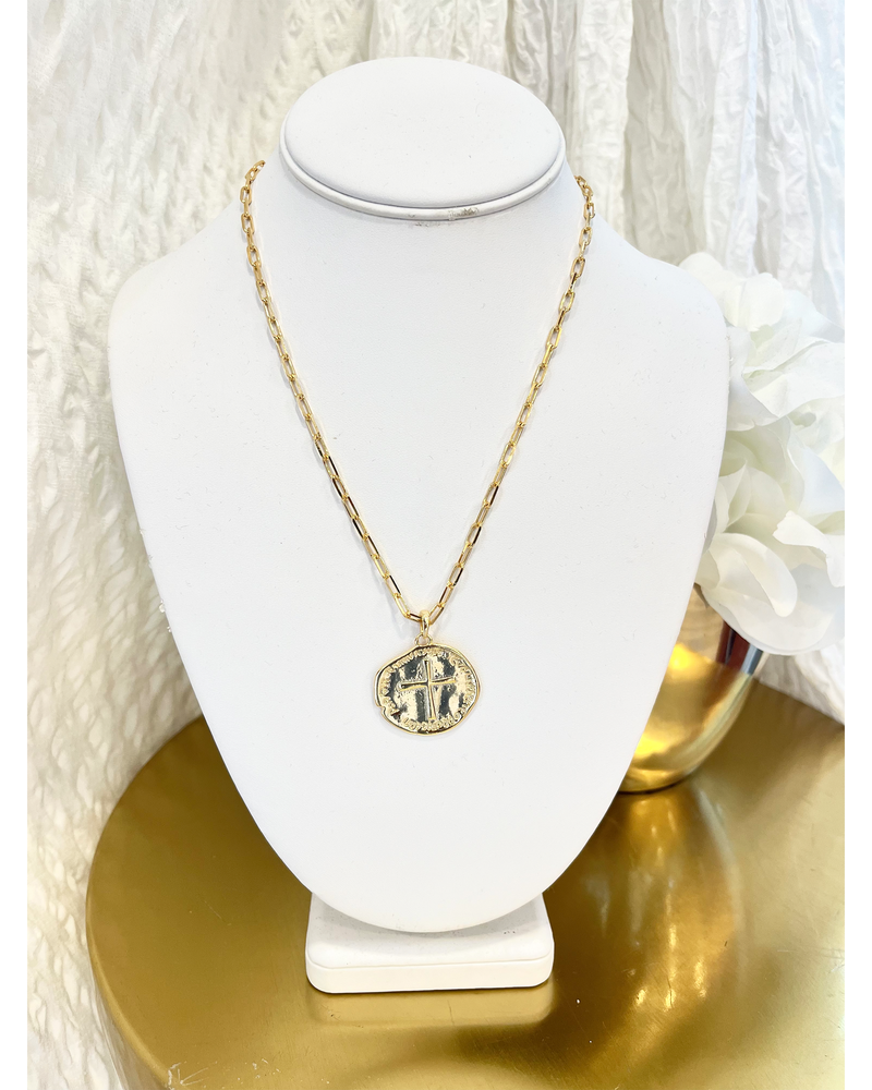 MS50N-C11  AMELIA COIN NECKLACE