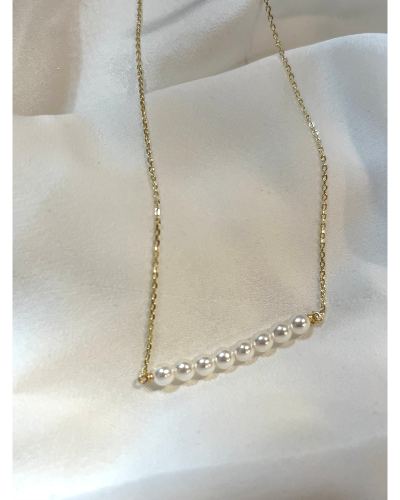 PEARL BAR NECKLACE