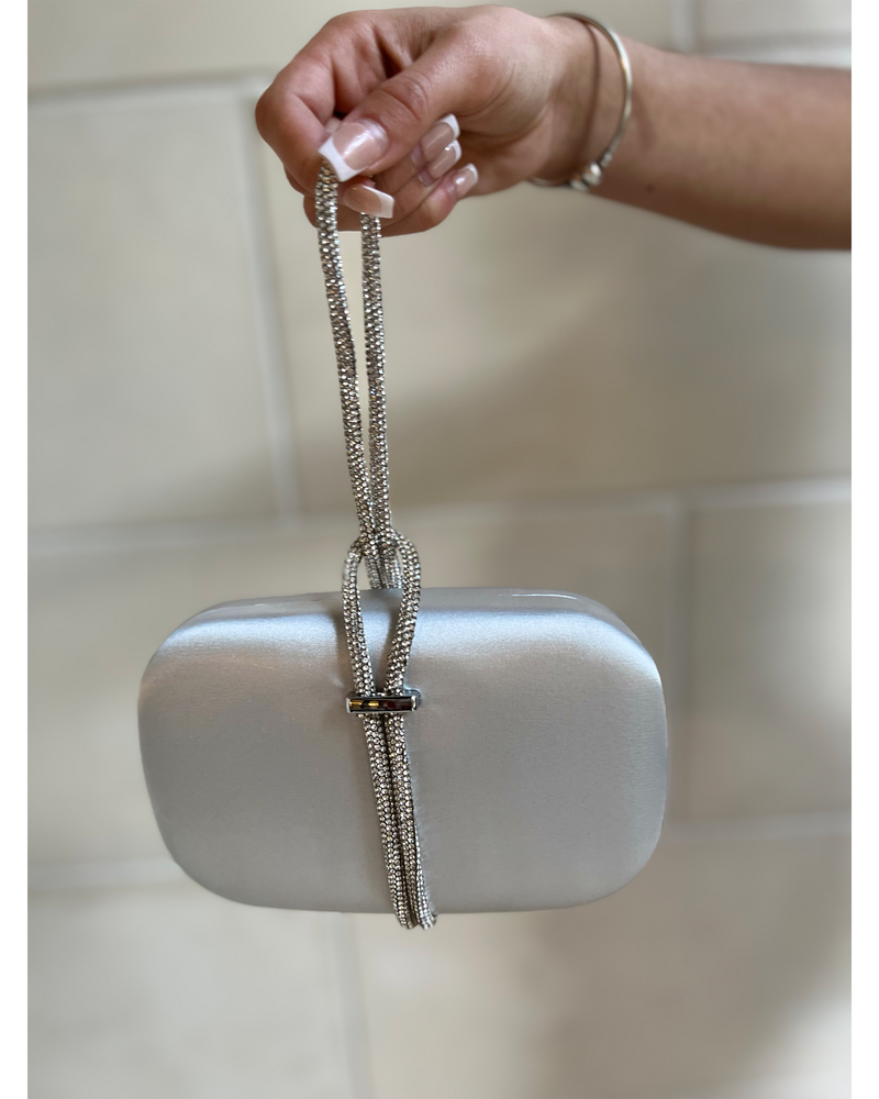 WRAP UP IN DIAMONDS CLUTCH