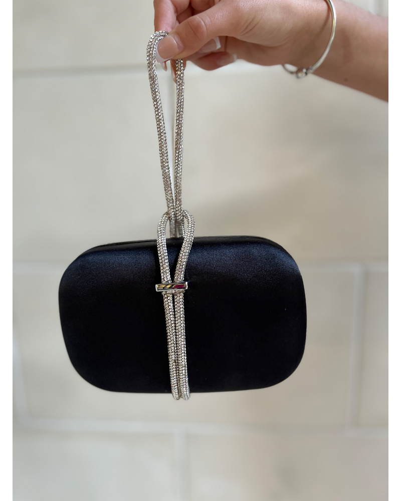 WRAP UP IN DIAMONDS CLUTCH