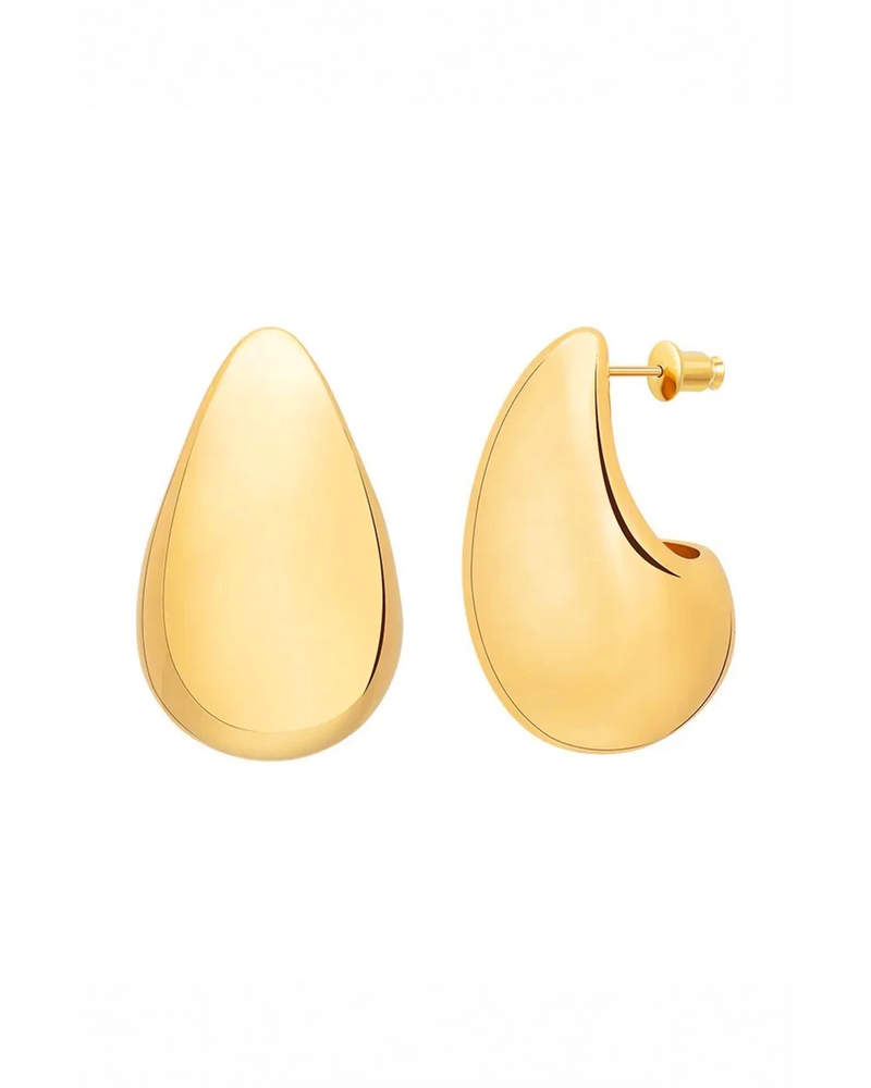 RAINDROP EARRINGS GOLD