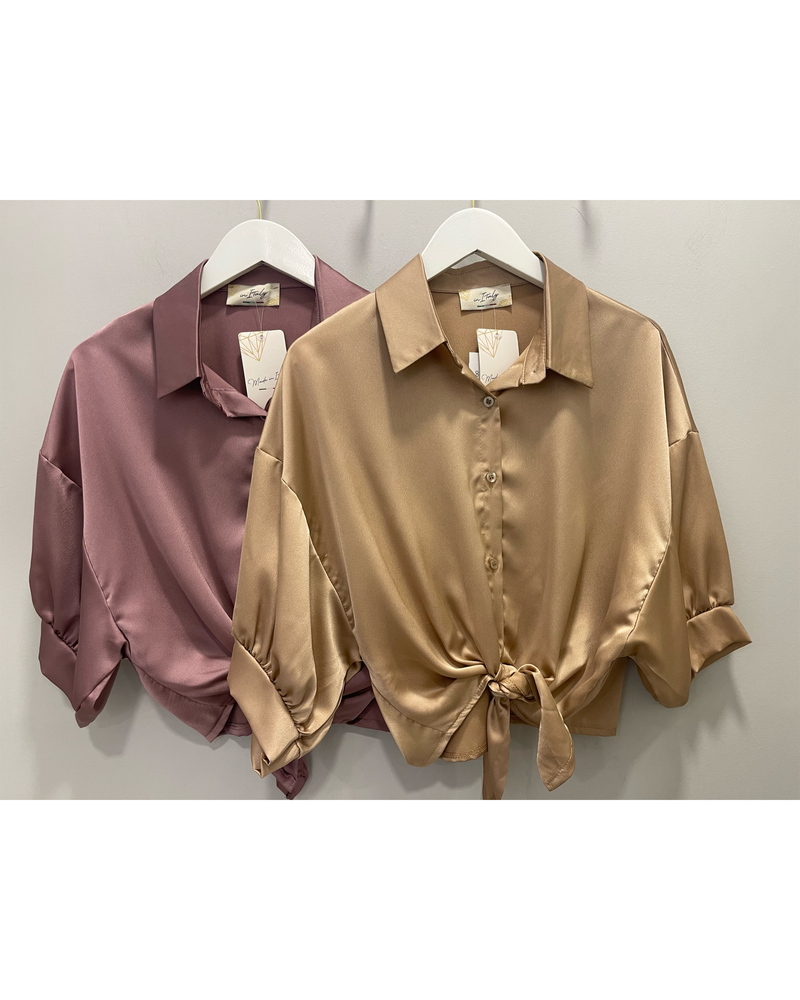 THE TRINA SILK BLOUSE