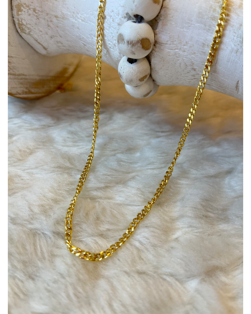 EXTRA THIN CUBAN LINK NECLACE