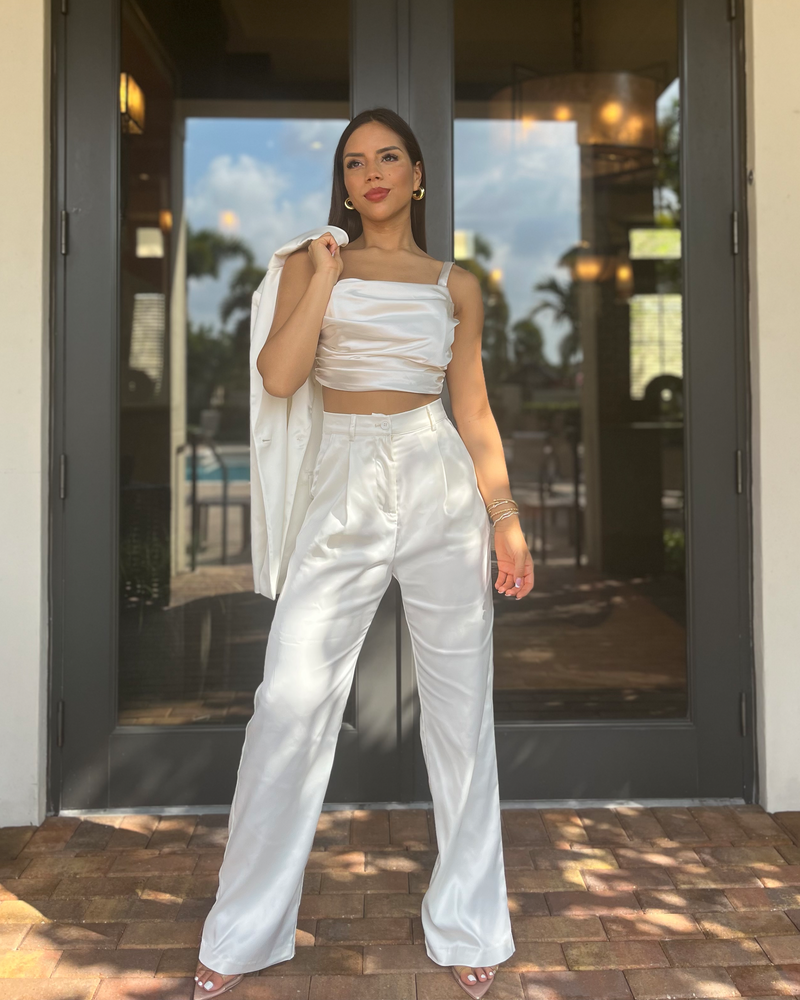 GIRL POWER SATIN PANTS