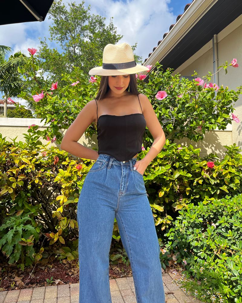 ON WITH THE TRENDS WIDE LEG JEANS