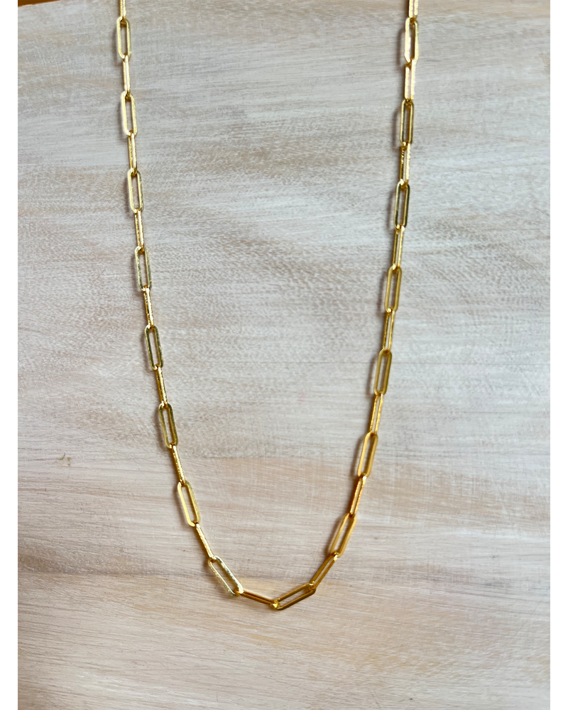 MN019-C11 SMALL LINK 16” NECKLACE